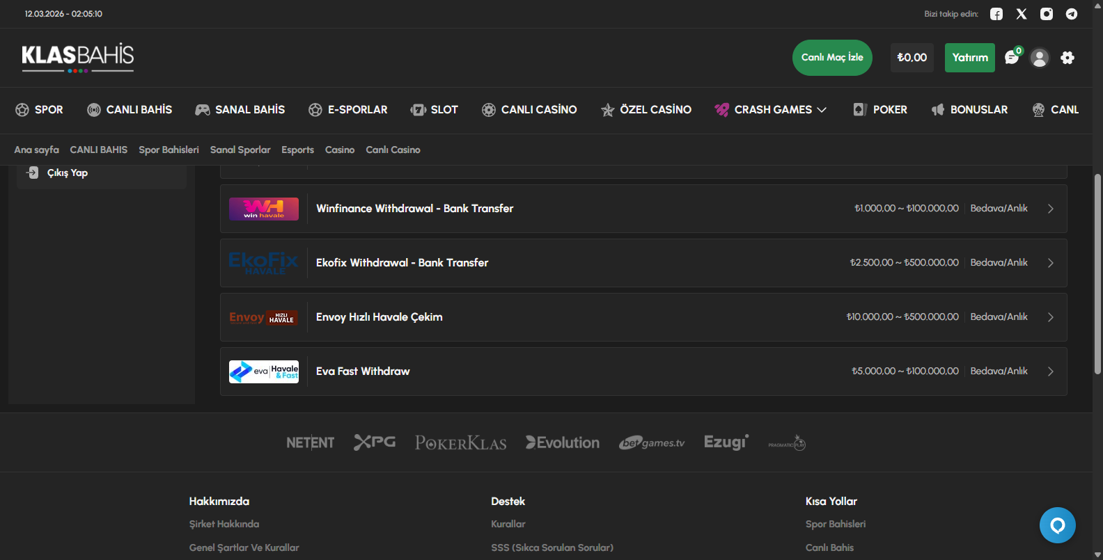 Klasbahis Canlı Bahis Sitesi Giriş