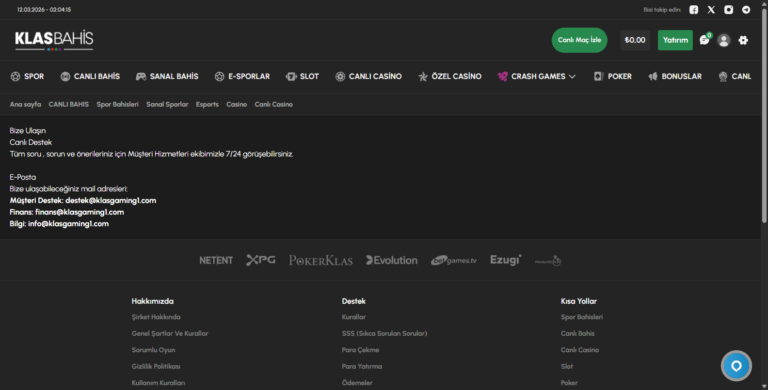 Klasbahis Yeni Giriş Adresi